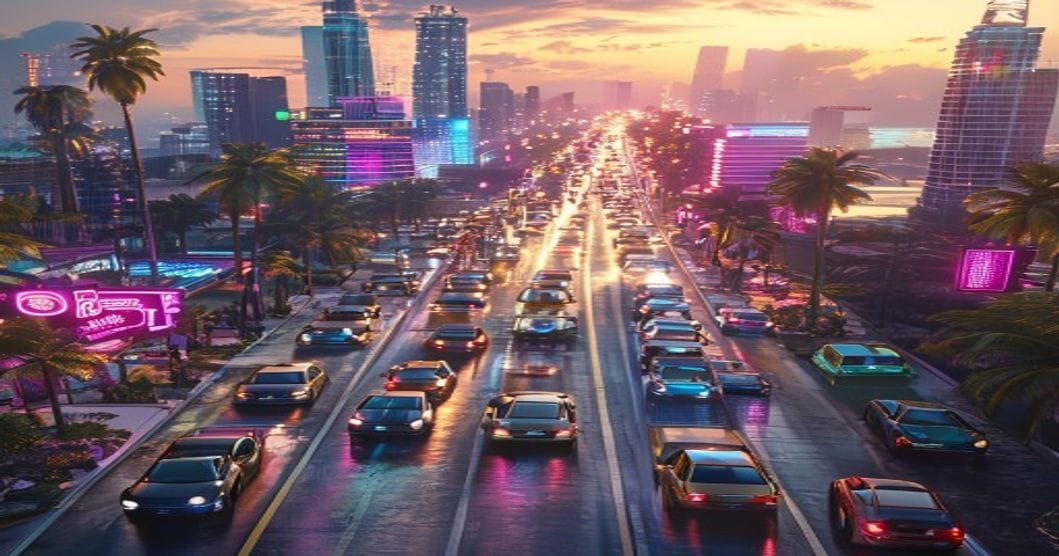 GTA 6: Trânsito Inteligente Pode Transformar Leonida em um Mundo Vivo