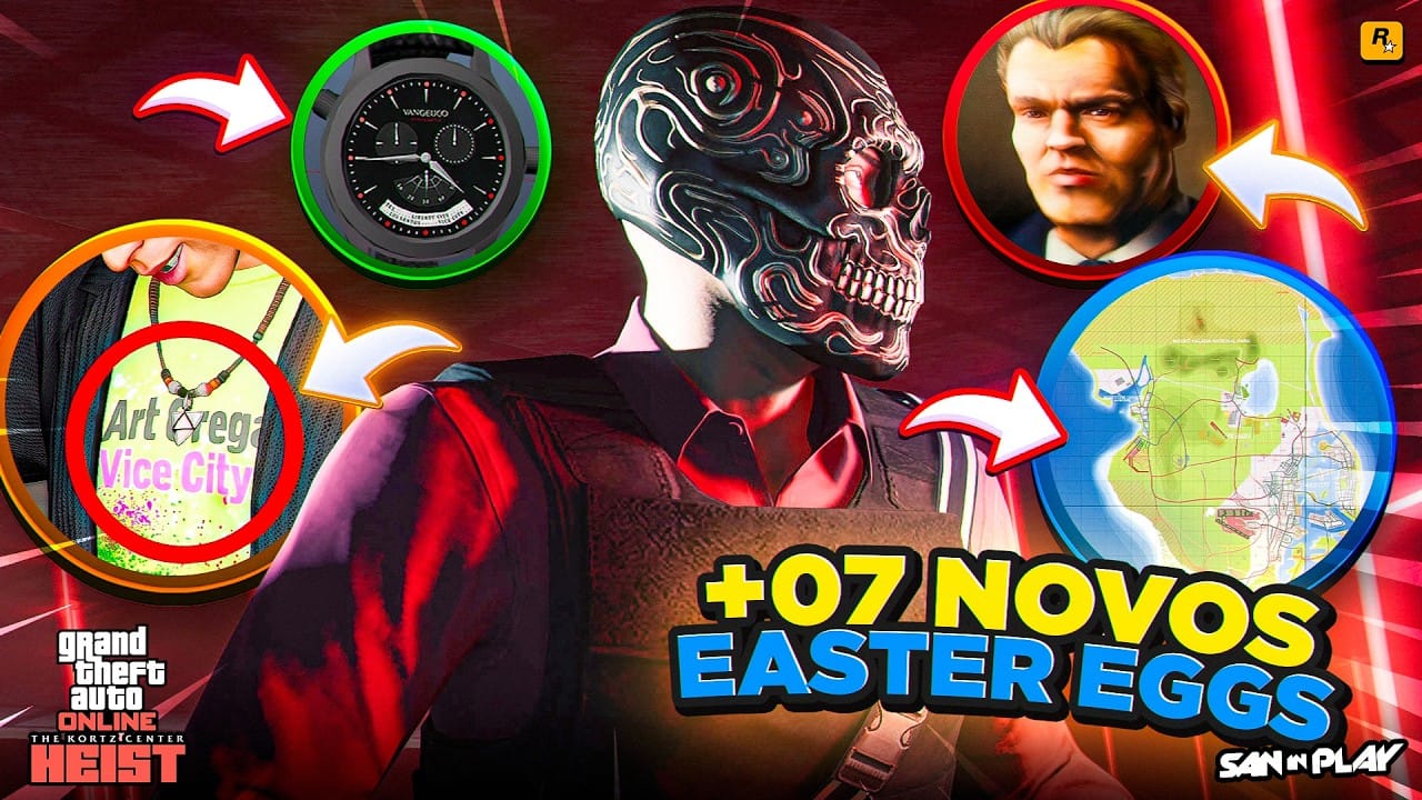 7 Easter Eggs de GTA 6 na nova DLC do GTA Online: Rockstar revelou o mapa?